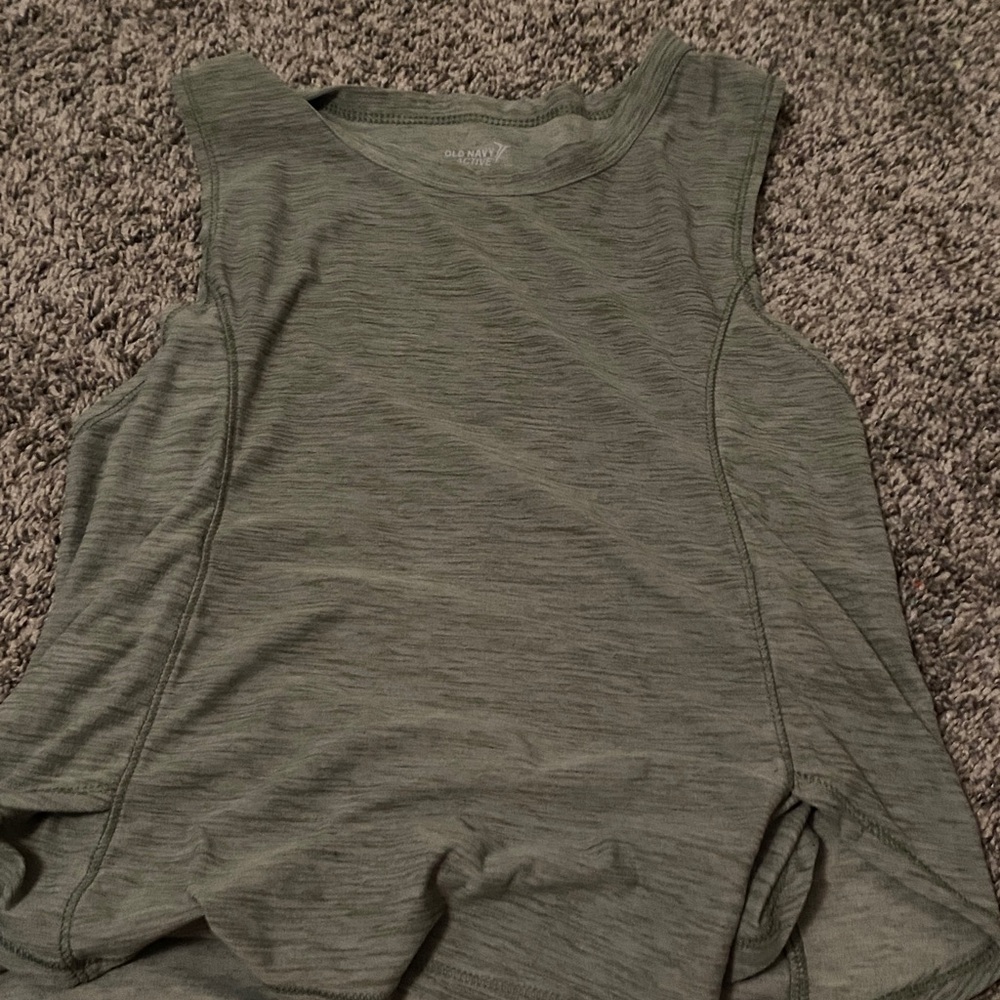 Old Navy Olive Heather Tank Top